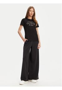 Guess T-Shirt V5YI13 J1314 Czarny Regular Fit. Kolor: czarny. Materiał: bawełna #5