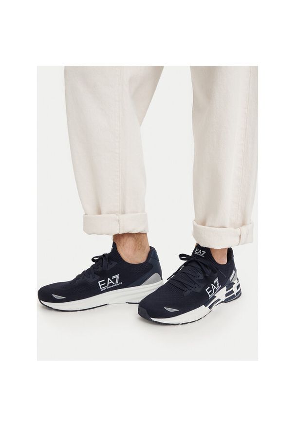 Sneakersy EA7 Emporio Armani. Kolor: niebieski