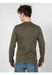 Guess Longsleeve "Dunston" | X0BP11RA9H0 | Mężczyzna | Khaki. Okazja: na co dzień. Kolor: brązowy. Materiał: bawełna. Długość rękawa: długi rękaw. Styl: casual, elegancki