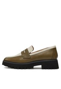 Clarks Loafersy Stayso Edge 26176514 Khaki. Kolor: brązowy. Materiał: skóra #8