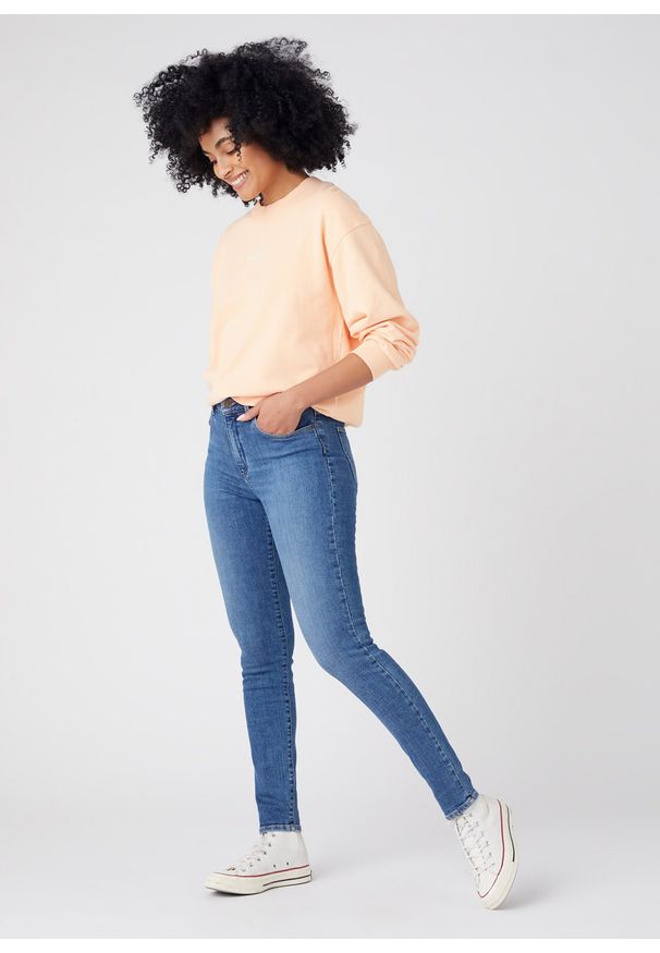 Wrangler - WRANGLER HIGH RISE SKINNY DAMSKIE SPODNIE JEANSOWE JEANSY GROW WILD W27HXN43R 112145961