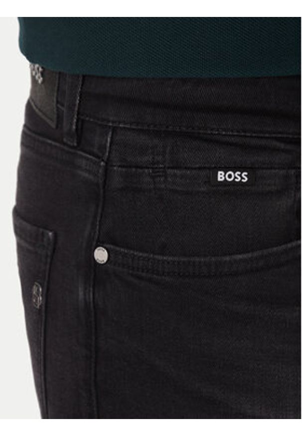 BOSS Jeansy H-Re.Maine 50556509 Czarny Regular Fit. Kolor: czarny
