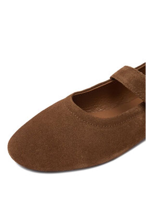 Beverly Hills Polo Club Baleriny EO-CC2534-1 Brązowy. Kolor: brązowy. Materiał: skóra, zamsz