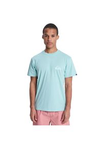 Quiksilver - Koszulka z krótkim rękawem dla Mężczyzn EV MINI LOGO Niebieski. Kolor: niebieski. Materiał: bawełna, tkanina. Długość rękawa: krótki rękaw. Długość: krótkie #1