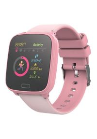 Smartwatch FOREVER iGO JW-100 Różowy. Rodzaj zegarka: smartwatch. Kolor: różowy. Styl: młodzieżowy #1