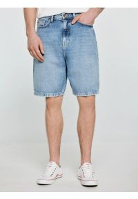 Big-Star - Szorty męskie jeansowe niebieskie Deneez 190. Okazja: na co dzień. Stan: podwyższony. Kolor: niebieski. Materiał: jeans. Styl: elegancki, klasyczny, vintage, casual #1