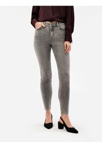 Sinsay - Jeansy slim - szary. Kolor: szary #1