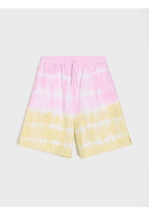 Sinsay - Szorty tie dye - wielobarwny