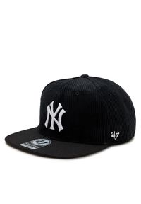 47 Brand Czapka z daszkiem MLB New York Yankees Thick Cord TT 47 B-THCCP17EWP-BK Czarny. Kolor: czarny. Materiał: materiał, akryl #1