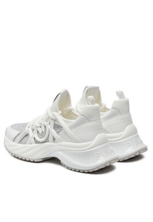 Pinko Sneakersy Ariel 01 SS0023 T014 Biały. Kolor: biały. Materiał: materiał