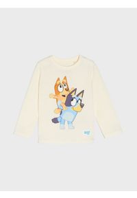 Sinsay - Koszulka z długimi rękawami Bluey - kremowy. Kolor: kremowy. Długość rękawa: długi rękaw. Długość: długie #1