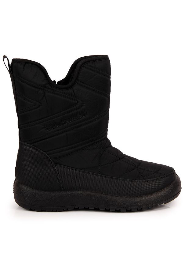 NEWS - Śniegowce botki damskie wodoodporne czarne News 4276. Kolor: czarny. Materiał: materiał