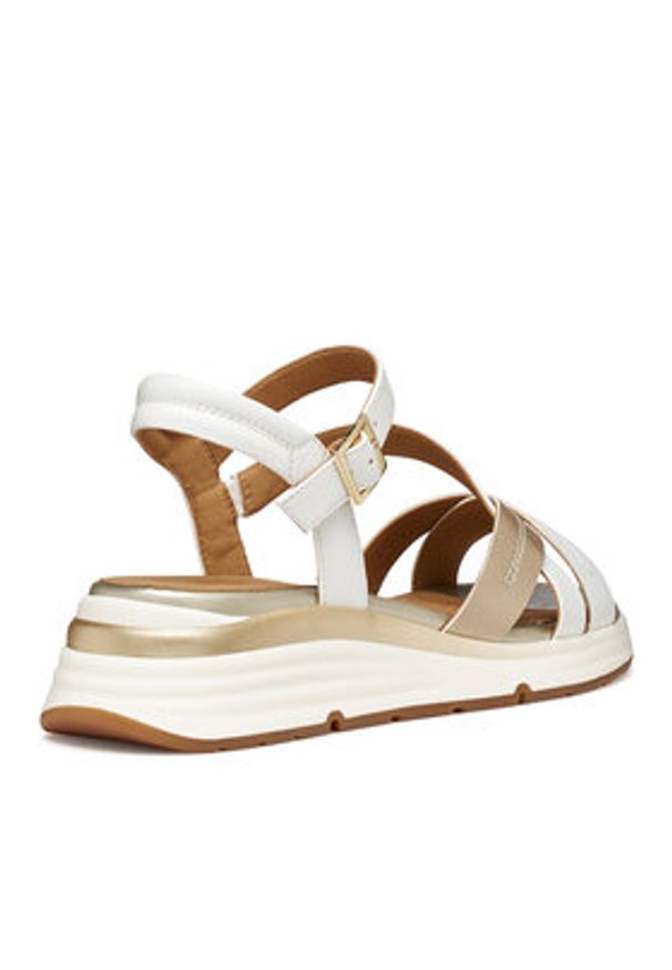 Geox Sandały D650JA 054AJ C1327 Brązowy. Kolor: brązowy. Materiał: skóra