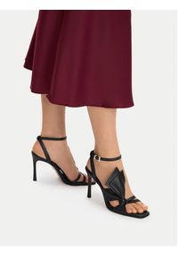 Gino Rossi - GINO ROSSI Sandały EO-LT23-310 Czarny. Kolor: czarny. Materiał: skóra #7