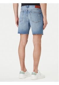 Calvin Klein Jeans Szorty jeansowe LV04RF790G Niebieski Slim Fit. Kolor: niebieski. Materiał: bawełna #4