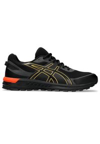 Trenerzy Asics Gel-Citrek V2. Zapięcie: pasek. Kolor: czarny. Materiał: skóra. Wzór: paski #1