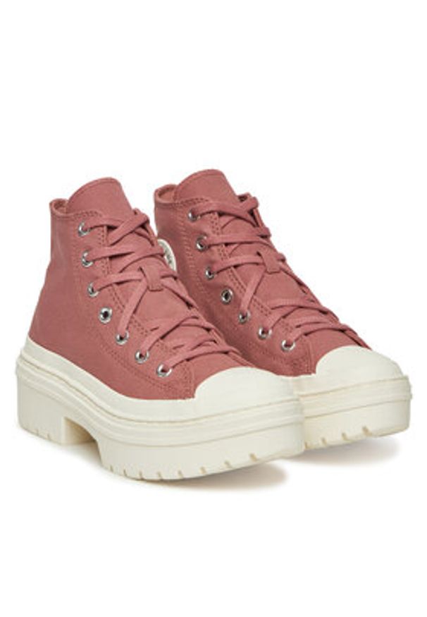 Converse Trampki Chuck Taylor All Star Lugged Heel Platform A10618C Różowy. Kolor: różowy. Materiał: materiał. Obcas: na platformie