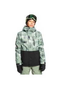 Quiksilver - Kurtka śnieżna dla Chłopcy MISSION Zielony. Kolor: zielony. Materiał: poliester, materiał. Sezon: zima. Sport: narciarstwo #1