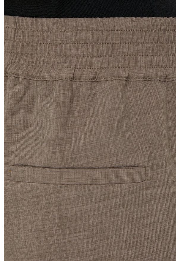 Birgitte Herskind spodnie Pinky damskie kolor zielony szerokie high waist. Stan: podwyższony. Kolor: zielony. Materiał: poliester, tkanina