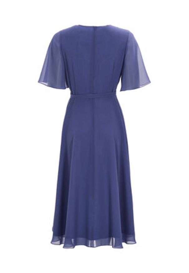 Swing Sukienka koktajlowa 5AI10200 Niebieski Regular Fit. Kolor: niebieski. Materiał: syntetyk. Styl: wizytowy