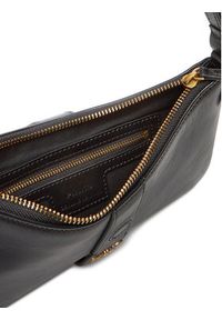 Pinko - PINKO Torebka Arthemis Shoulder Mini AI 24-25 PLTT 103512 A29V Czarny. Kolor: czarny. Materiał: skórzane