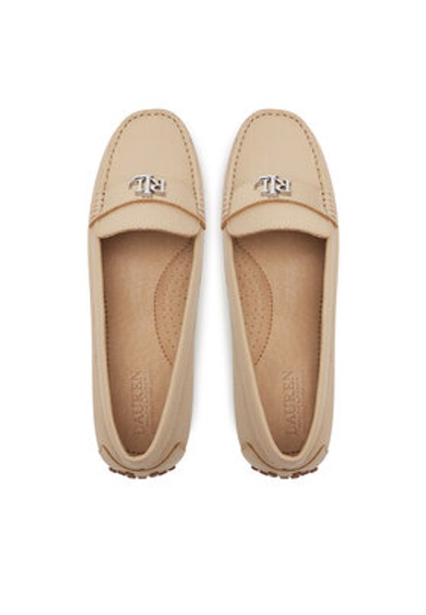 Lauren Ralph Lauren - LAUREN RALPH LAUREN Mokasyny Barnsbury 802942768011 Beżowy. Kolor: beżowy. Materiał: skóra