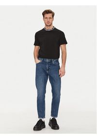 Lacoste T-Shirt TH9582 Czarny Regular Fit. Kolor: czarny. Materiał: syntetyk, bawełna #5