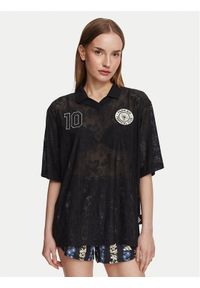Adidas - adidas T-Shirt Farm Rio KR0238 Czarny Loose Fit. Kolor: czarny. Materiał: syntetyk #1
