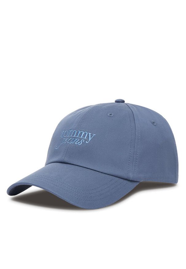 TOMMY HILFIGER - Tommy Hilfiger Czapka z daszkiem Script AW0AW17815 Szary. Kolor: szary. Materiał: materiał, bawełna