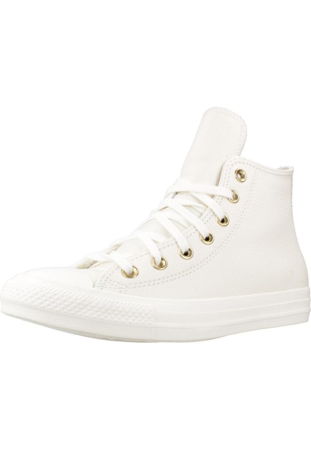 Converse - Buty CONVERSE CHUCK TAYLOR ALL STAR GOLD Biały. Kolor: biały. Materiał: skóra, tkanina
