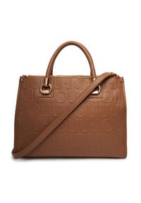 Liu Jo Torebka Ecs M Satchel AF5008 E0538 Brązowy. Kolor: brązowy. Materiał: skórzane