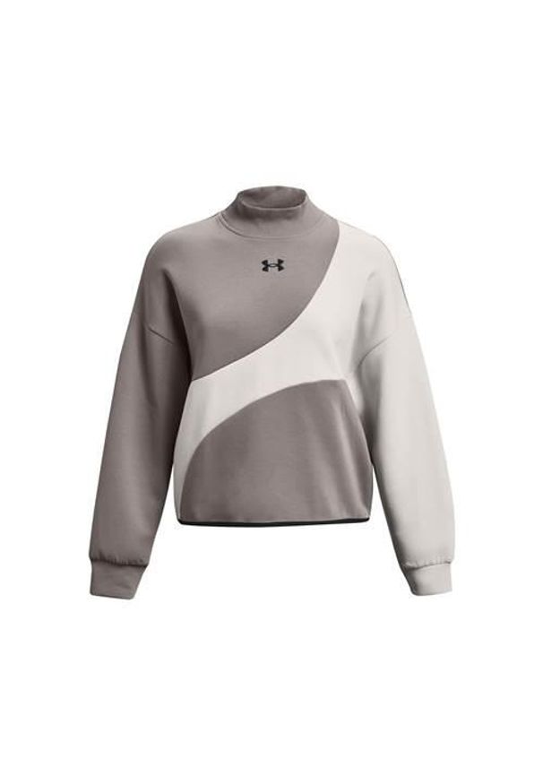 Bluzy sportowa damska Under Armour Unstoppable Flc Crop Crew. Kolor: szary
