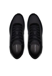 Calvin Klein Sneakersy Low Top Lace Up Repreve Mix HM0HM01714 Czarny. Kolor: czarny. Materiał: skóra #4