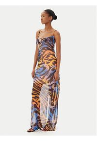 One Teaspoon Sukienka letnia Jagger 27066 Kolorowy Relaxed Fit. Materiał: syntetyk. Wzór: kolorowy. Sezon: lato