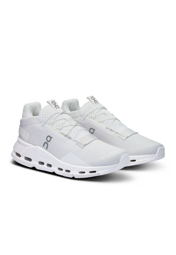 On - Sneakersy męskie ON CLOUDNOVA 2. Okazja: na co dzień, na spacer, do pracy. Kolor: biały. Sport: turystyka piesza