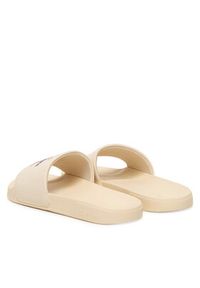 Calvin Klein Klapki Ess Slide Cv HW0HW02958 Beżowy. Kolor: beżowy. Materiał: materiał #4