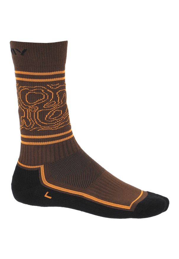 Skarpety trekkingowe męskie Viking Boosocks Heavy Bamboo Man. Kolor: wielokolorowy, pomarańczowy, czarny