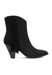 DeeZee Botki CEO-R25AW09076 Czarny. Kolor: czarny. Materiał: materiał