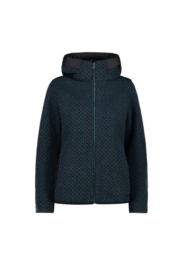 Damska kurtka z kapturem CMP. Typ kołnierza: kaptur. Kolor: niebieski, wielokolorowy, czarny