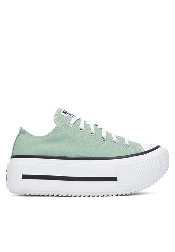 Converse Trampki Ctas Lift Double Stack A18862C Zielony. Kolor: zielony. Materiał: materiał