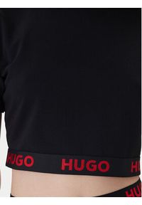 Hugo T-Shirt Logo 50520497 Czarny Relaxed Fit. Kolor: czarny. Materiał: syntetyk, bawełna #5
