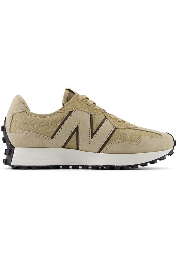 Buty unisex New Balance U327SWD – beżowe. Okazja: na co dzień. Kolor: beżowy. Materiał: skóra, materiał, guma. Szerokość cholewki: normalna