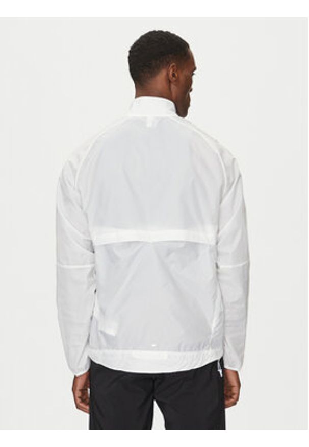 Adidas - adidas Kurtka do biegania Own the Run 3-Stripes JD7760 Biały Slim Fit. Kolor: biały. Materiał: syntetyk. Sport: bieganie