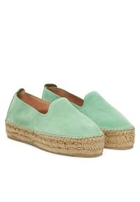 Manebi Espadryle R 7.7 D0 Zielony. Kolor: zielony. Materiał: zamsz, skóra #3