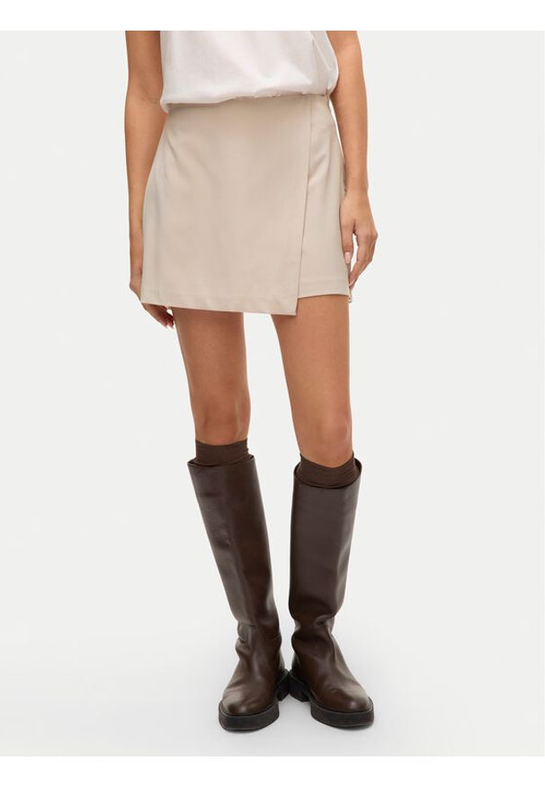Vero Moda Spódnico-szorty Melina 10332054 Beżowy Loose Fit. Kolor: beżowy. Materiał: syntetyk