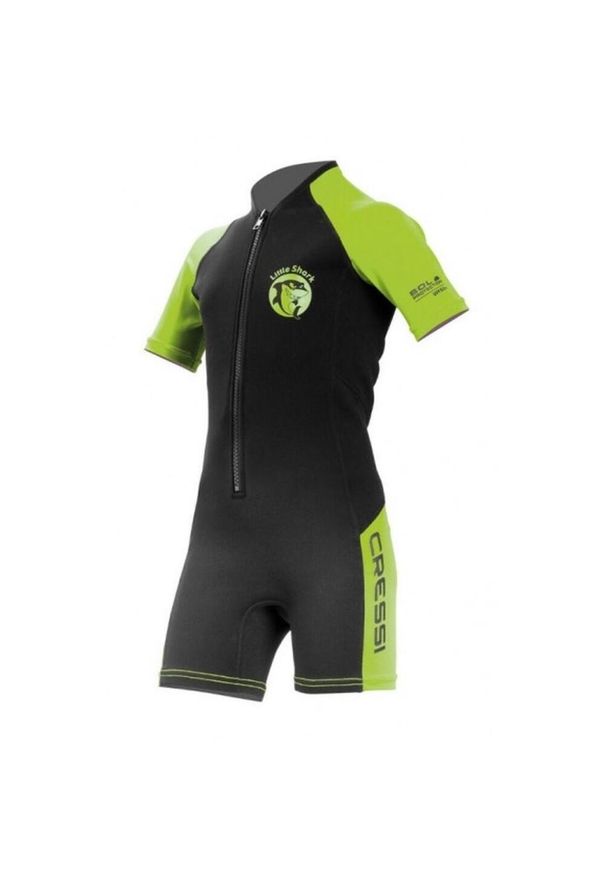 CRESSI - Pianka neoprenowa dziecięca Cressi Little Shark Jr Lime 5/6. Kolor: zielony. Materiał: neopren