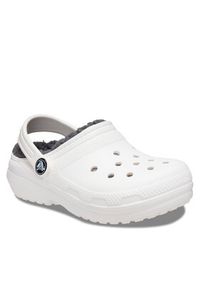 Crocs Klapki Classic Lined Clog Kids 207010 Biały. Kolor: biały #3