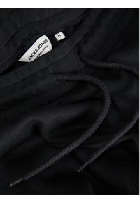 Jack & Jones - Jack&Jones Spodnie dresowe Gordon 12212524 Czarny Regular Fit. Kolor: czarny. Materiał: bawełna, dresówka