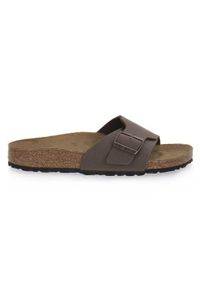 Klapki damskie Birkenstock Catalina. Kolor: wielokolorowy, czarny. Materiał: materiał, syntetyk