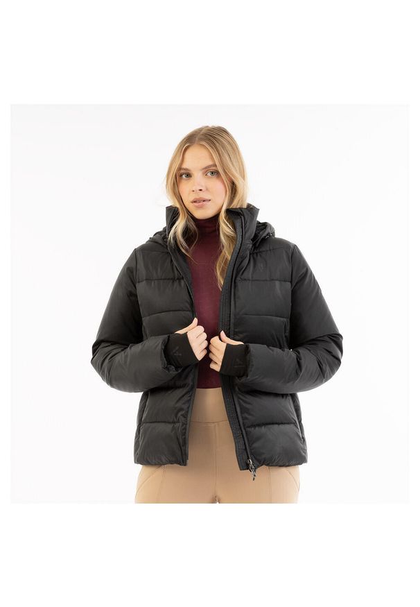 Damska kurtka z kapturem ANKY ATC252002. Typ kołnierza: kaptur. Kolor: czarny. Materiał: puch